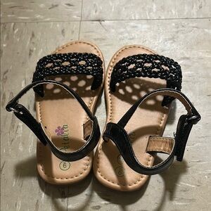 Black Kids Sandals
